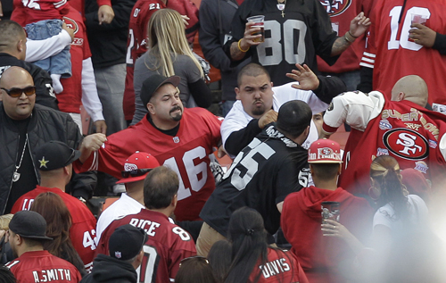 Raiders 49ers Football