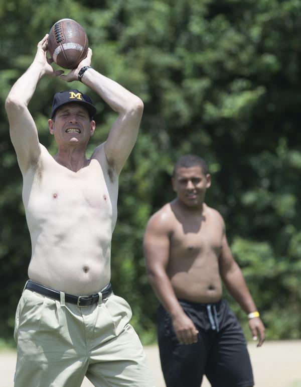 HarbaughShirtless2